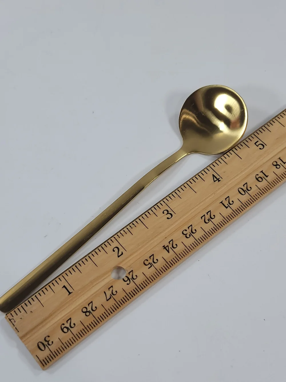 Gold Tone Coffee Spoons 5